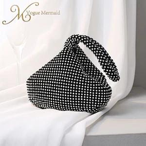 black rhinestone mini bag
